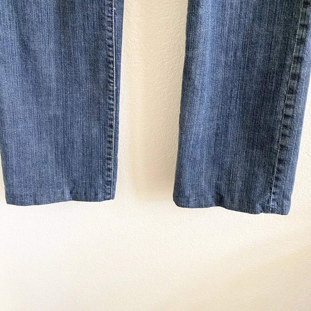 Chico's Platinum Sz 2‎ /12 Regular Bootcut Mid Rise Pockets Jeans